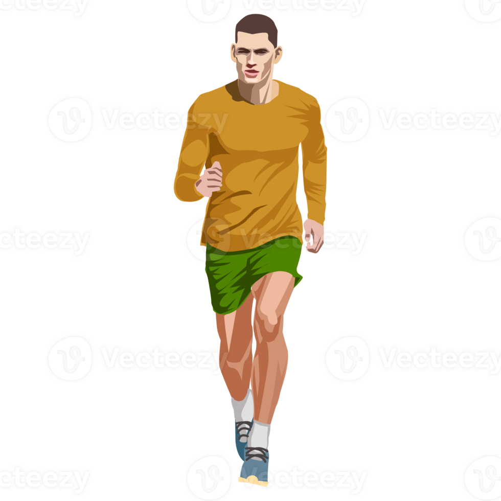 run athlete sport jogging png