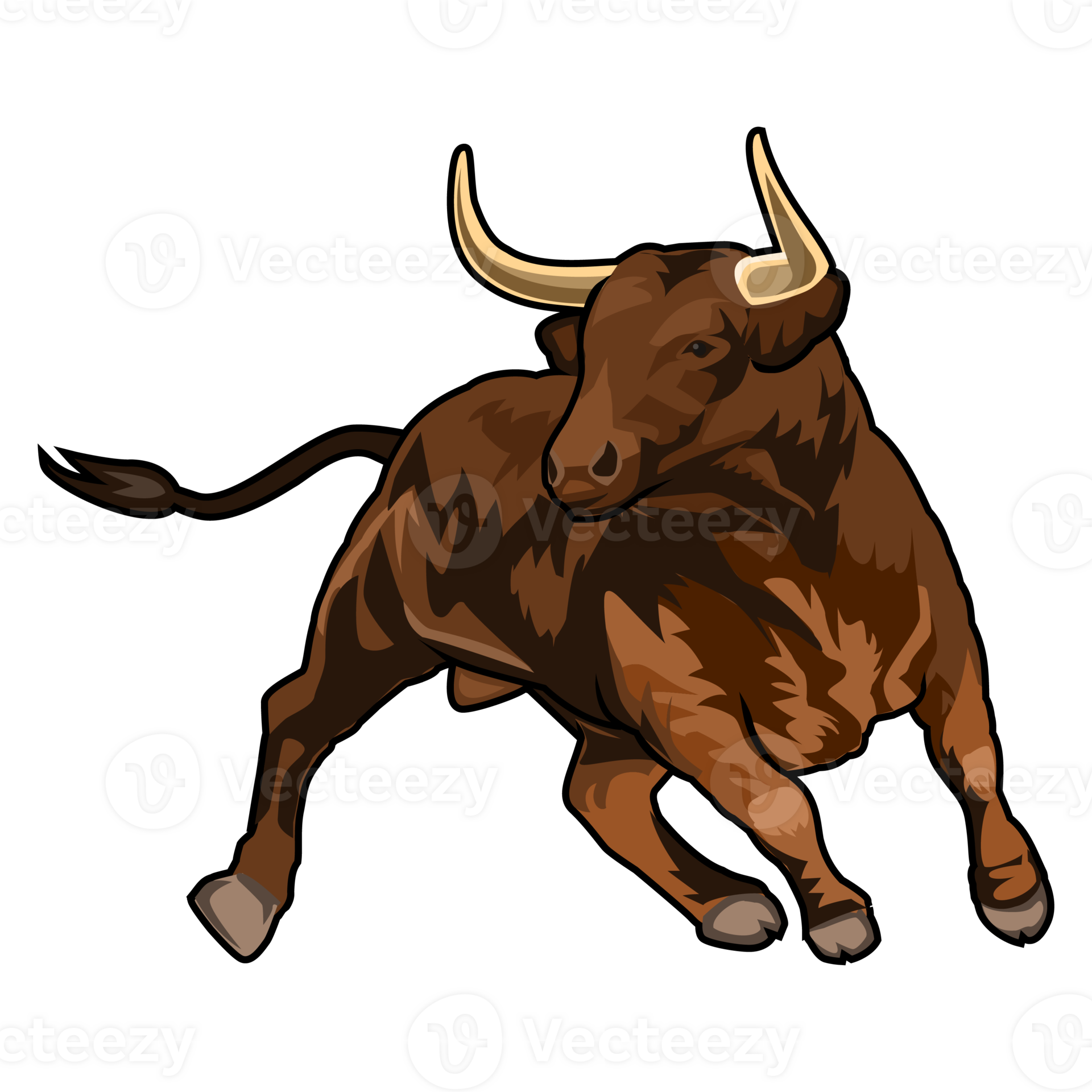 wild bull image for logo and illustration 34108835 PNG