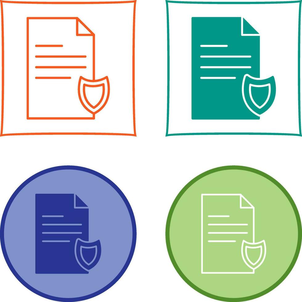 Private Document Vector Icon