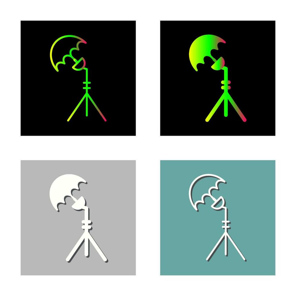 Unique Light Stand Vector Icon