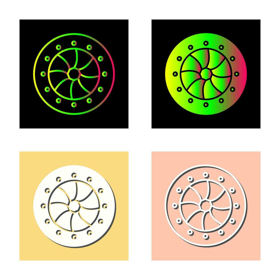 Unique Optical Diaphram Vector Icon