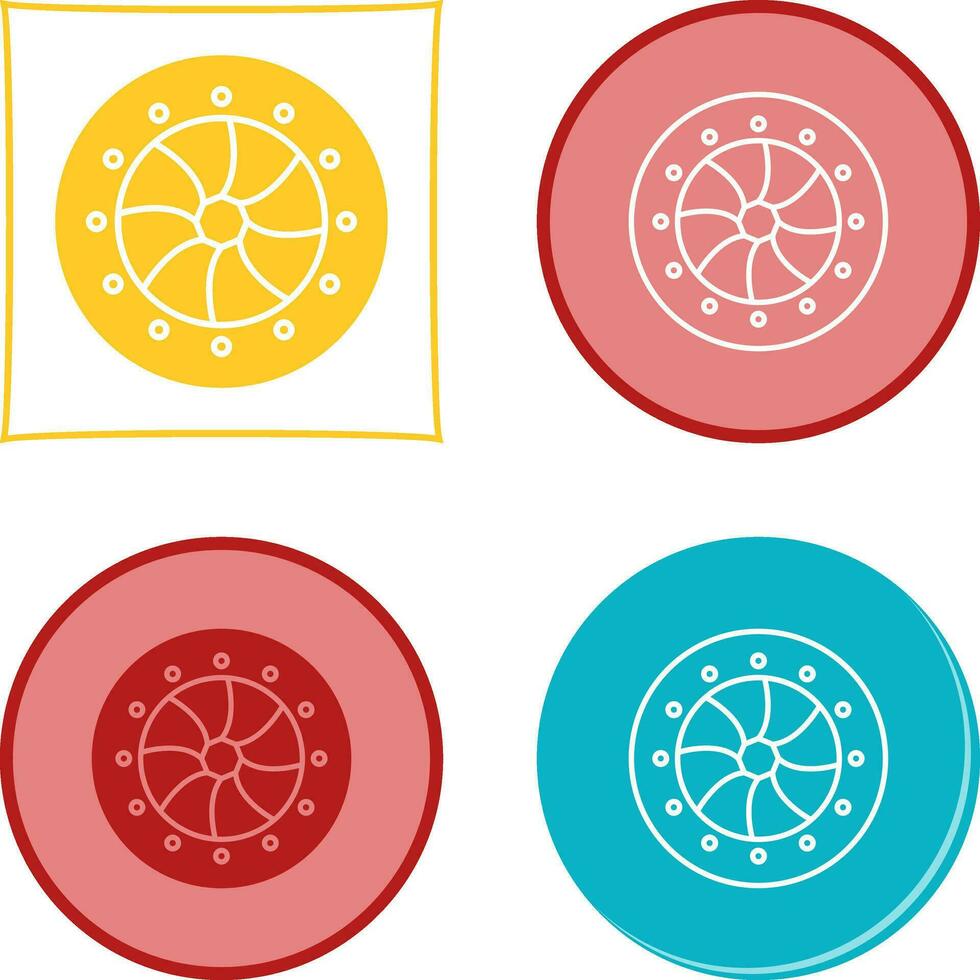 Unique Optical Diaphram Vector Icon