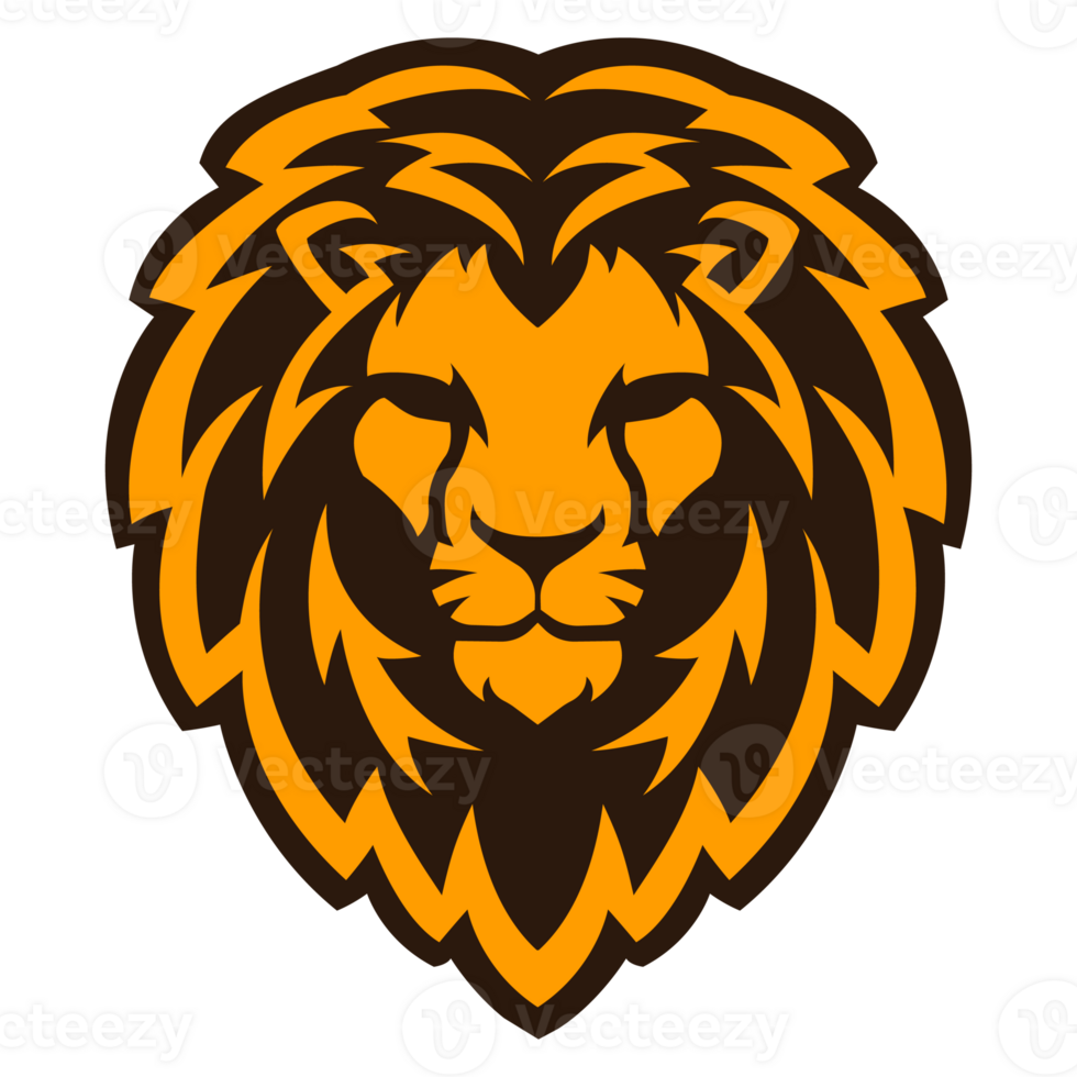 lion head simple png