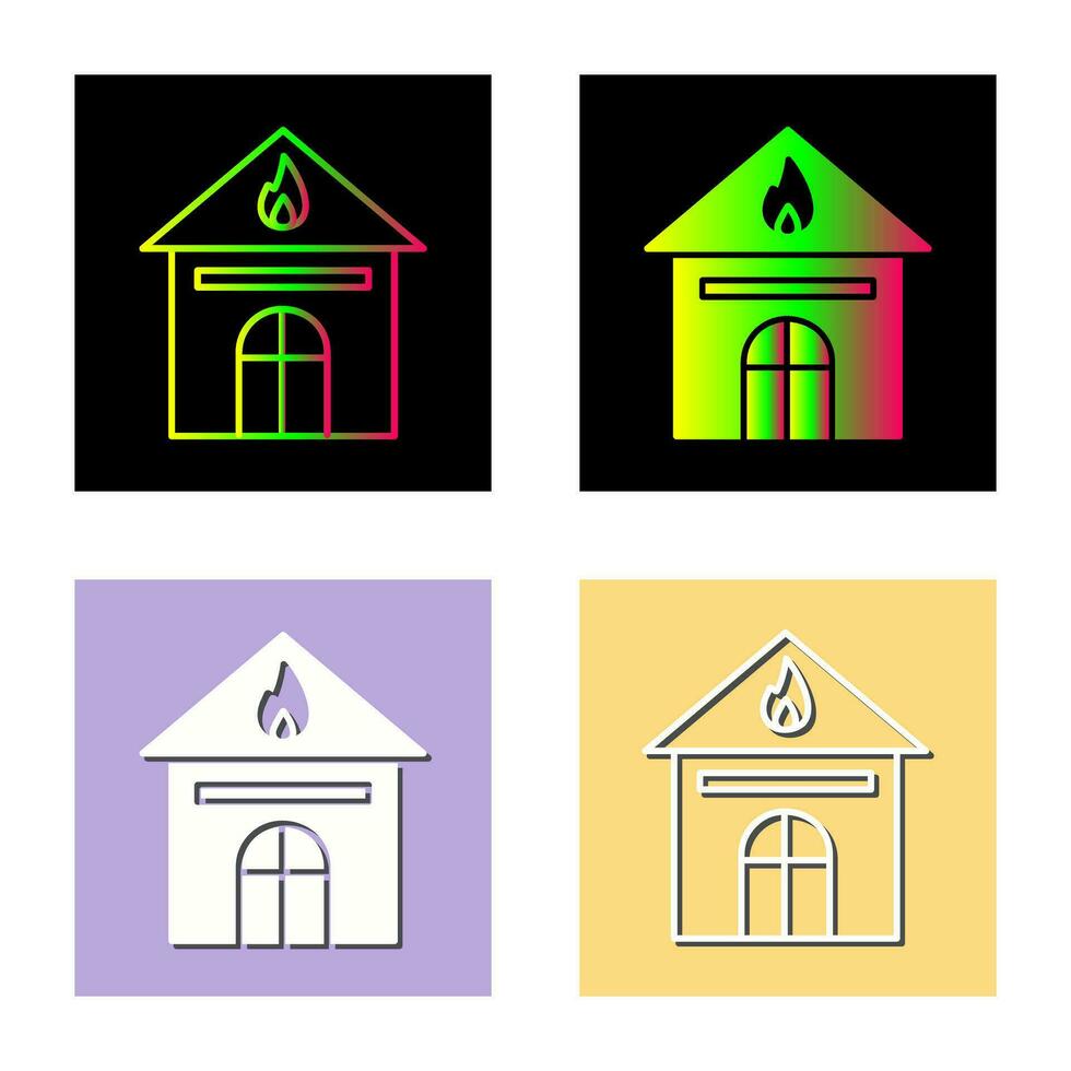 Unique Fire Brigade Vector Icon