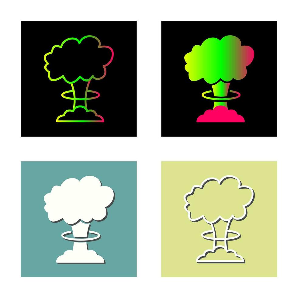 Unique Bomb Blast Vector Icon