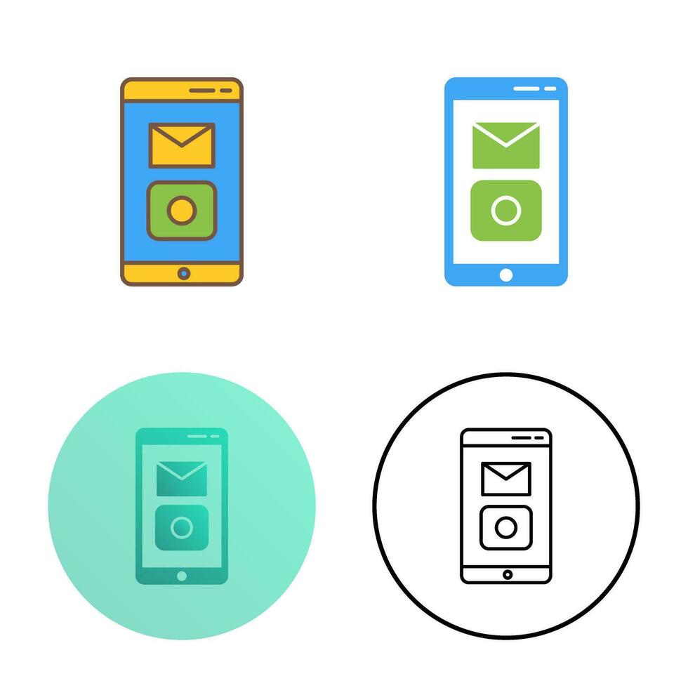 Unique Mobile Applications Vector Icon