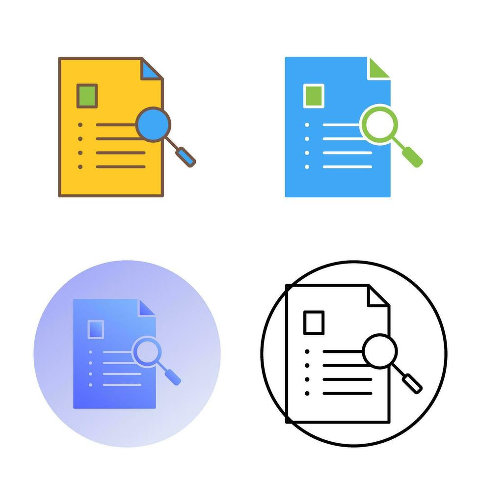 Unique Case Study Vector Icon