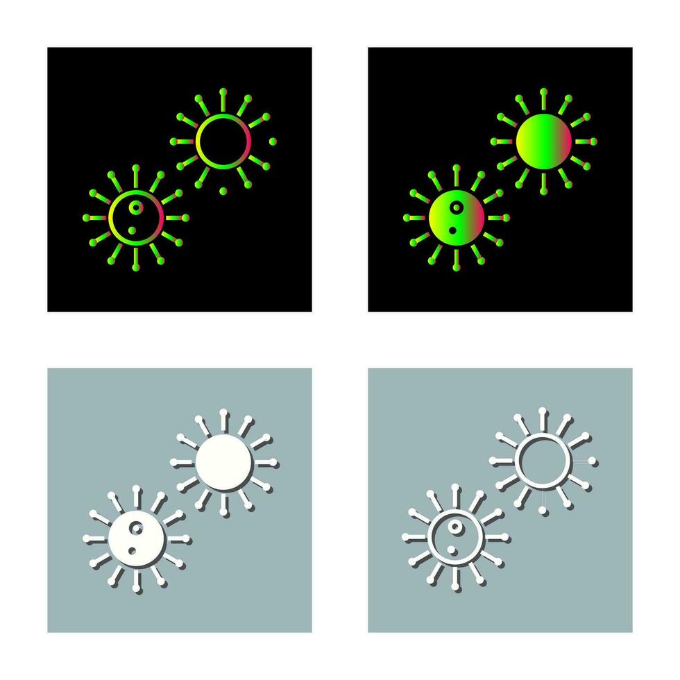 Unique Virus Vector Icon