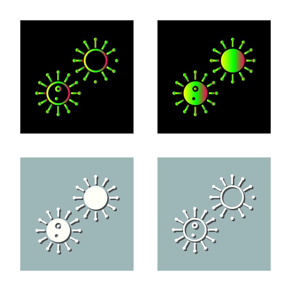 único virus vector icono