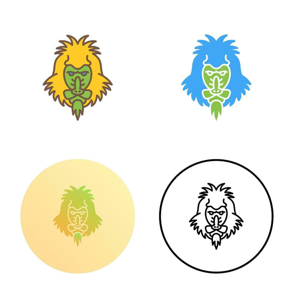 Mandrill Vector Icon