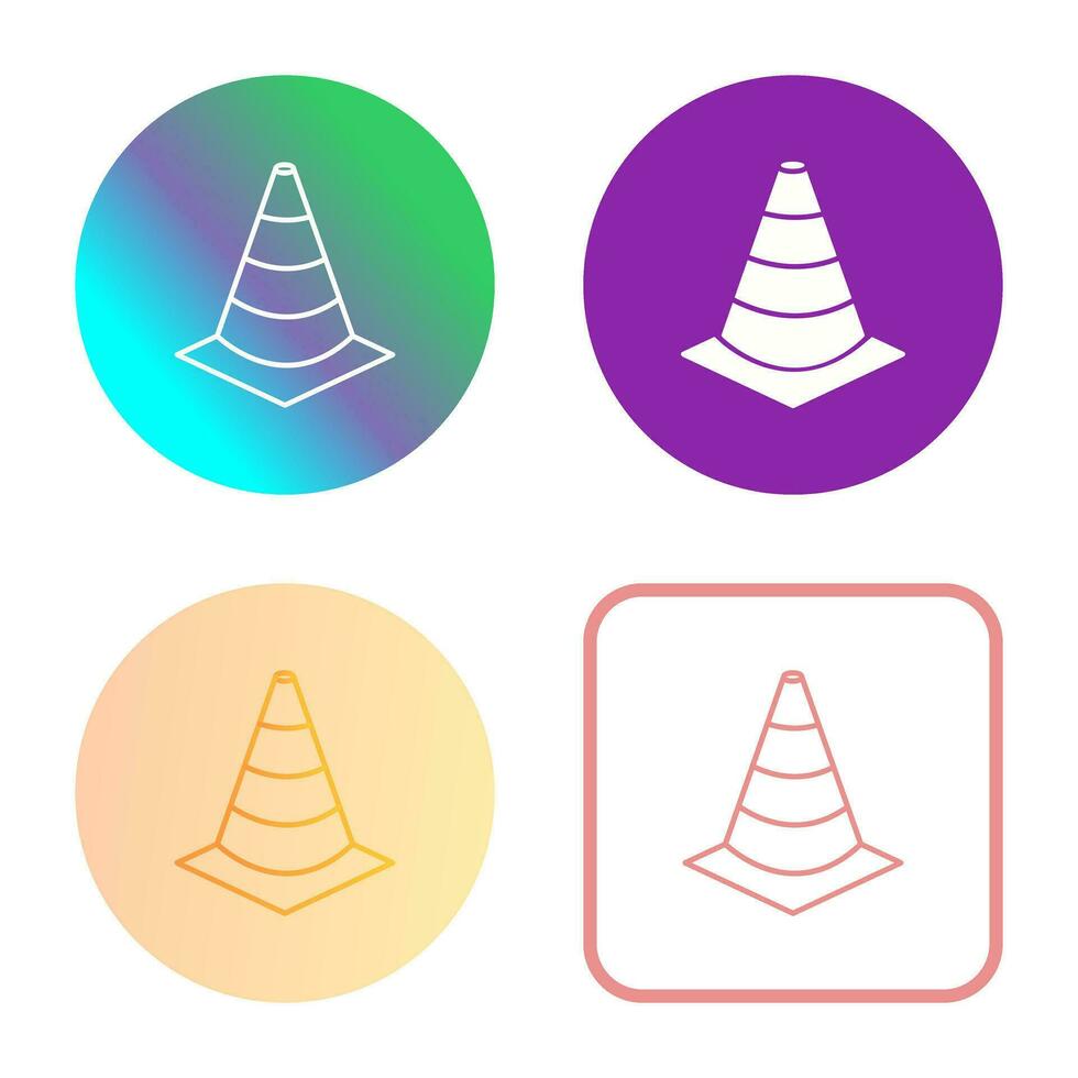 Unique Cone Vector Icon