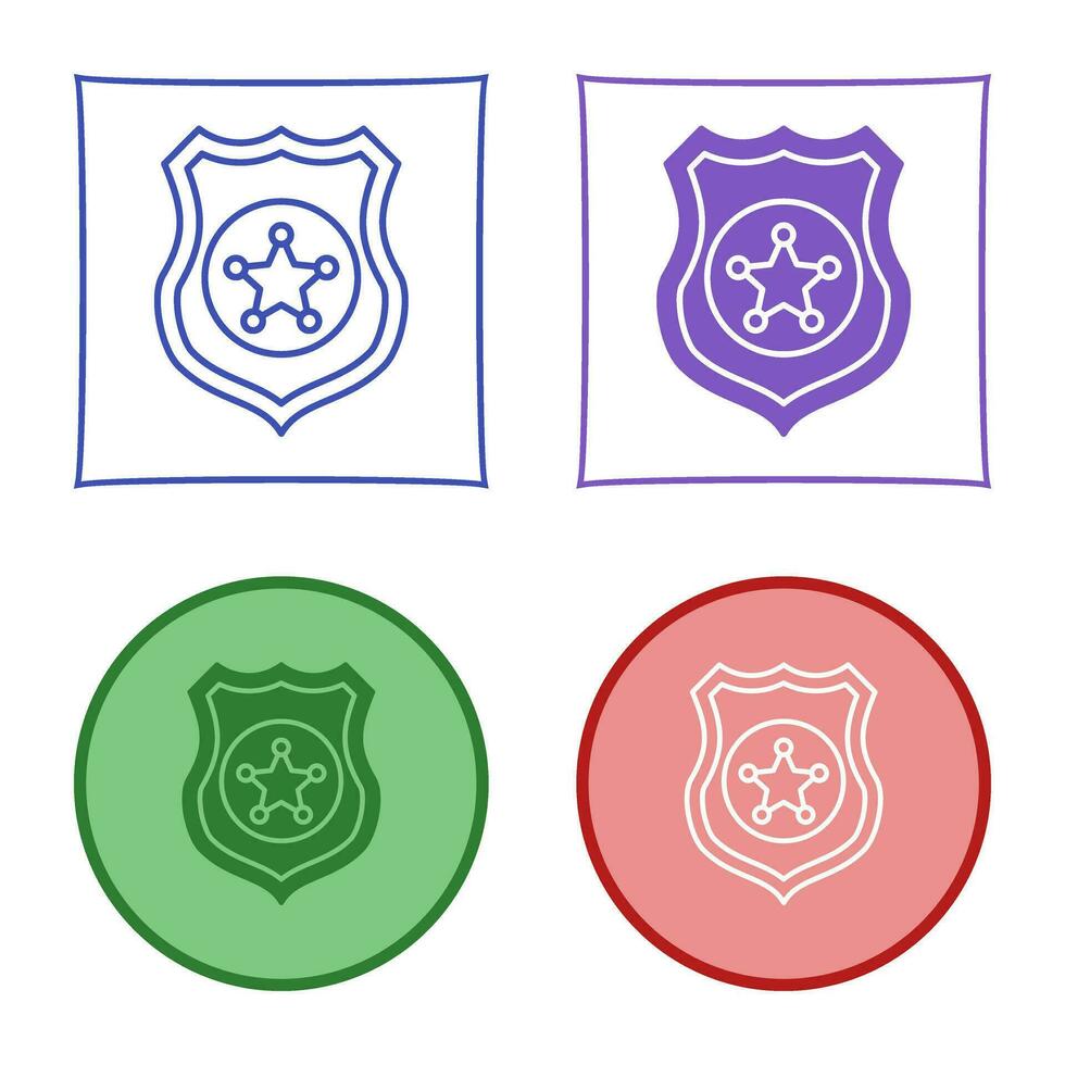 Police shield Vector Icon