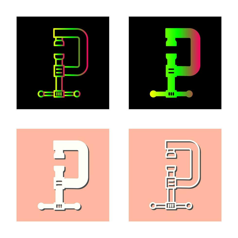 Clamp Vector Icon