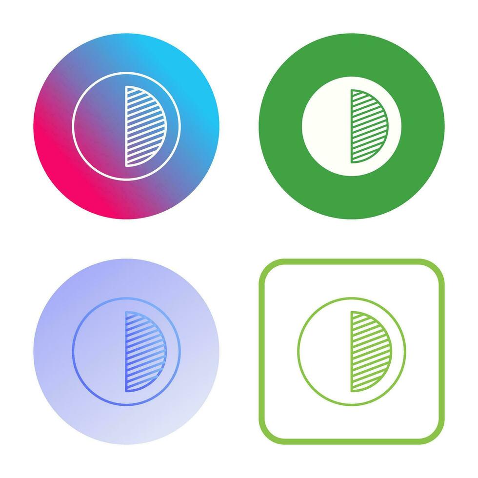 Unique Contrast Vector Icon