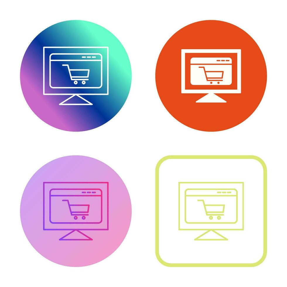 Ecommerce Website Vector Icon