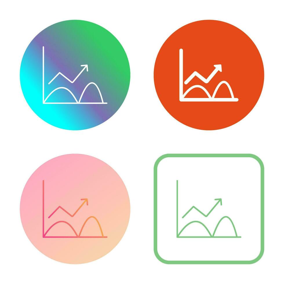 Trend in Graph Vector Icon