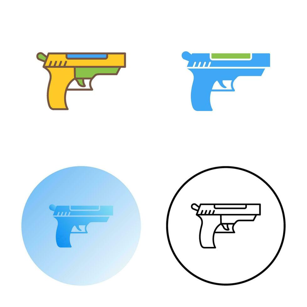 icono de vector de pistola