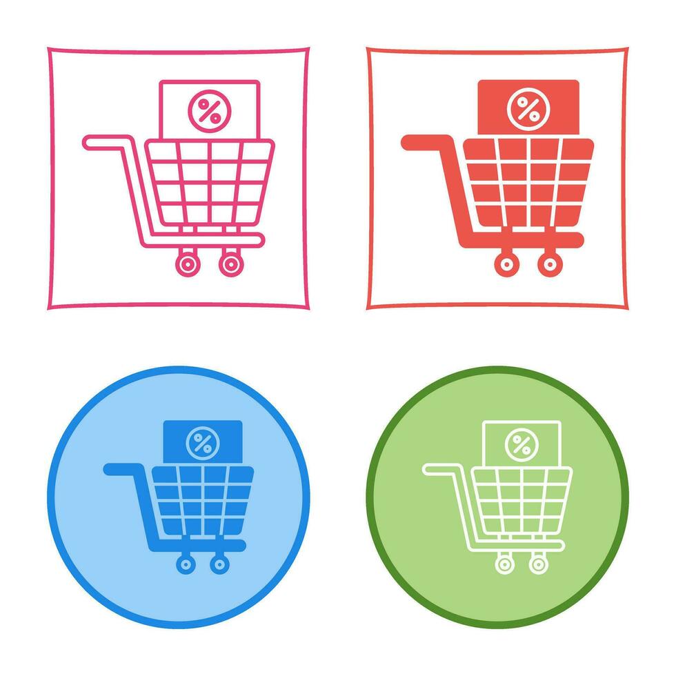 icono de vector de impuesto de compras