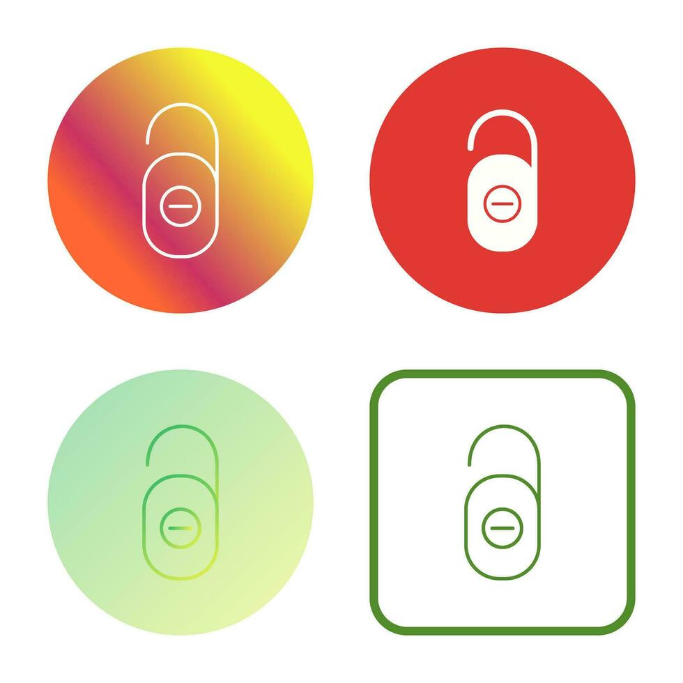 Do not Disturb Vector Icon