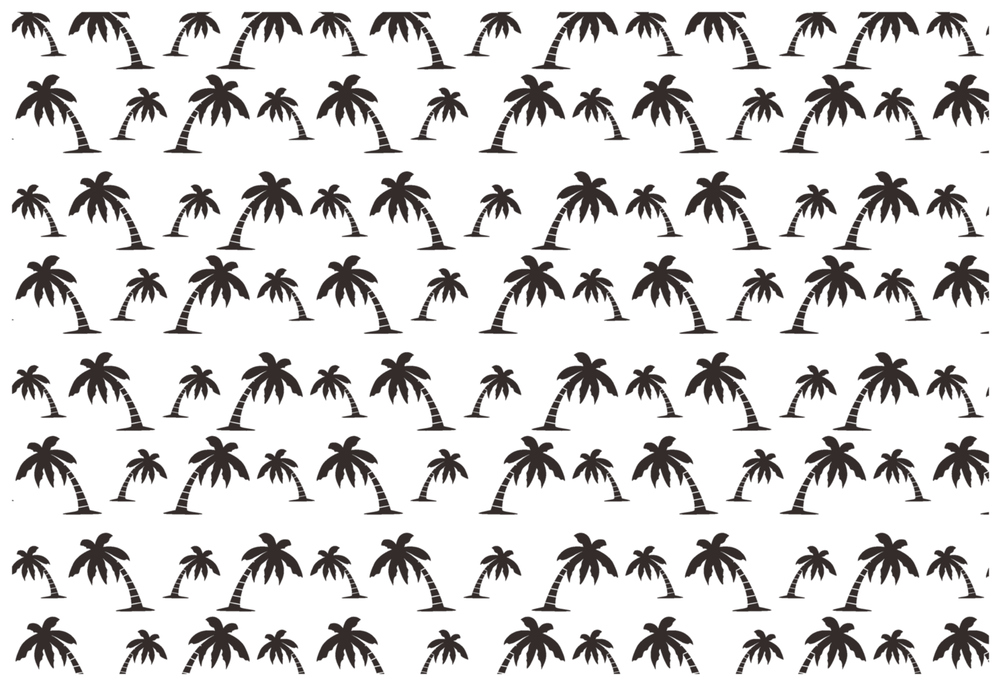 Palm Tree Silhouette Pattern Background png