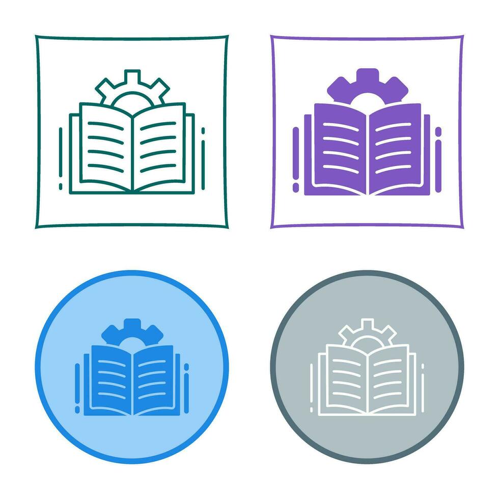 Open Book Vector Icon