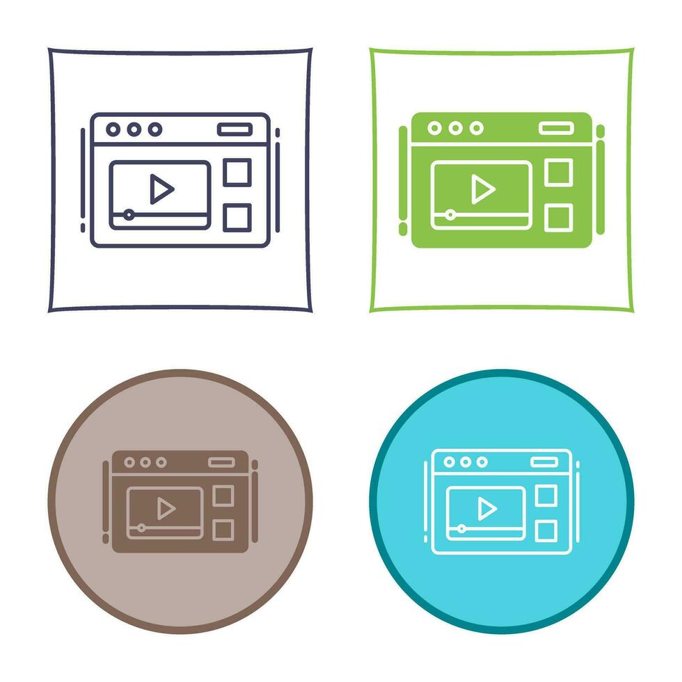 Video Vector Icon