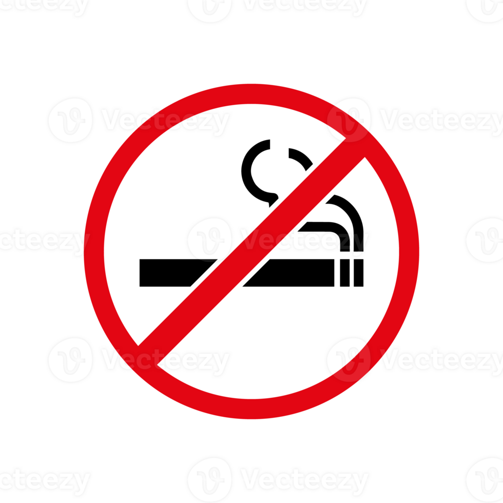 No smoking cigarette sign. png