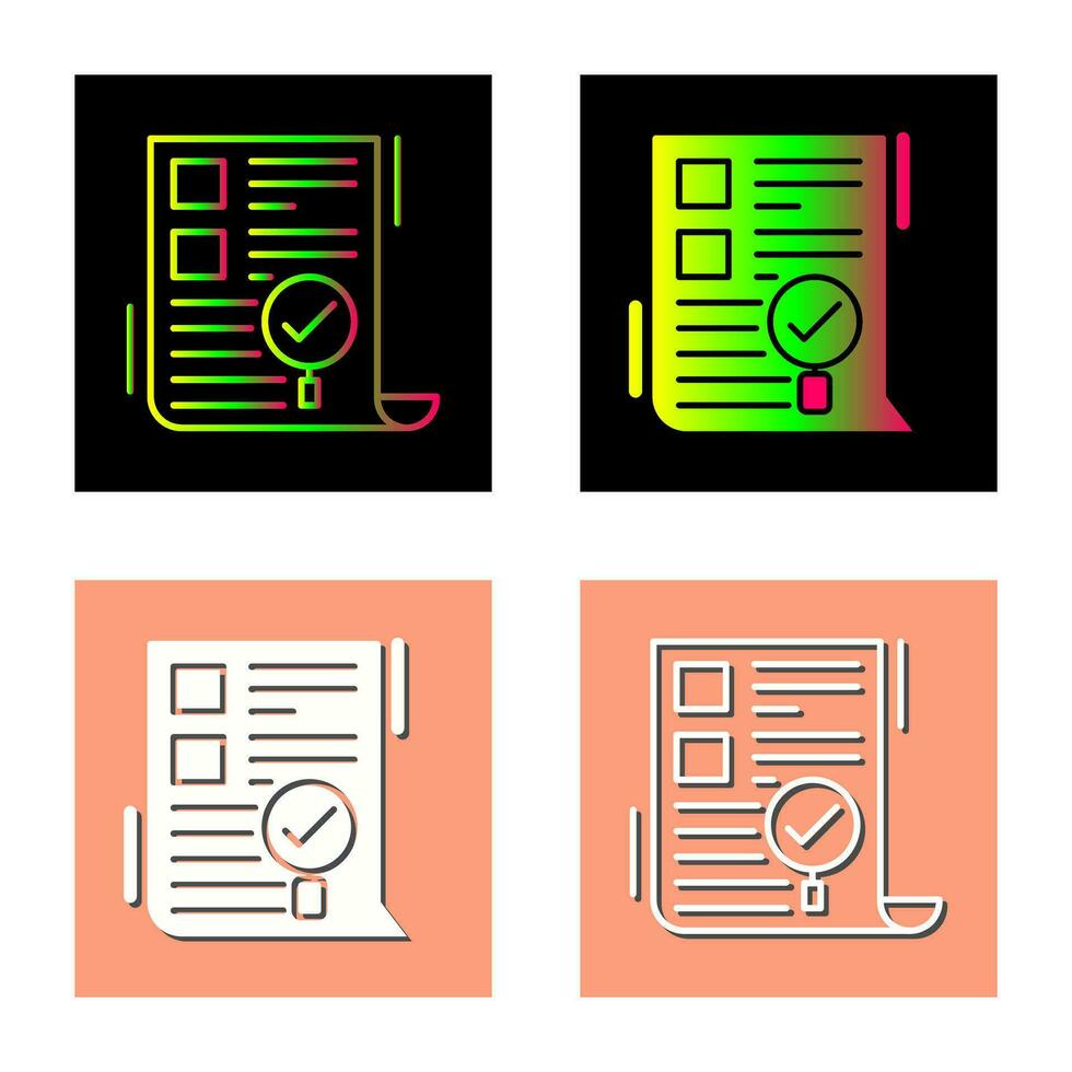 SEO Audit Vector Icon