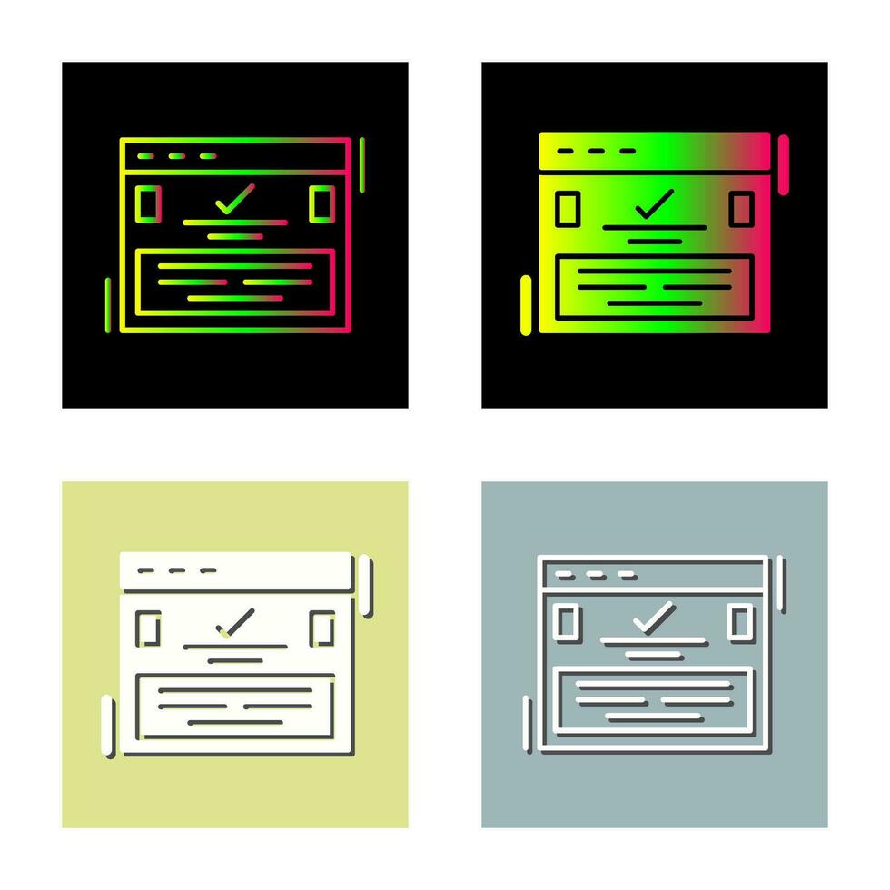 Complete Vector Icon