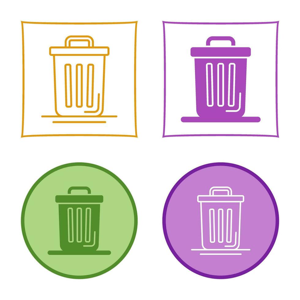 Trash Can Vector Icon