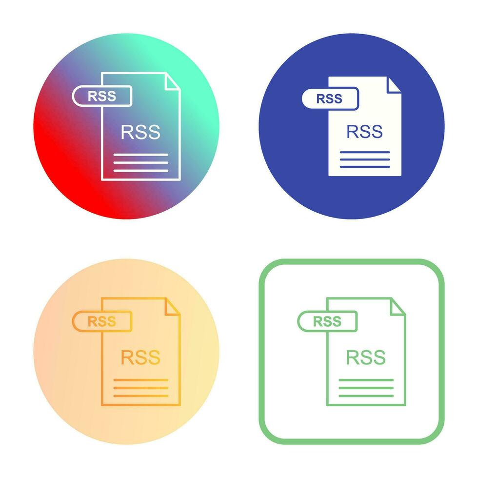 icono de vector de rss