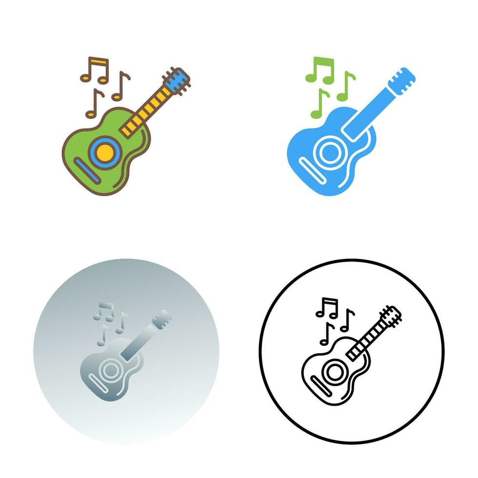 icono de vector de guitarra