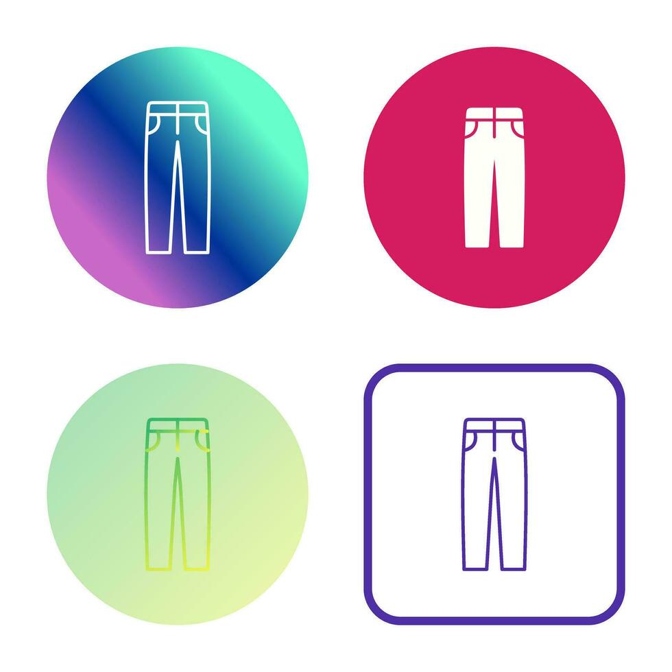 Men's Pants Vector Icon