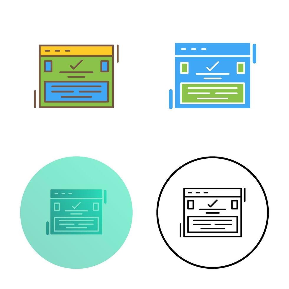 Complete Vector Icon