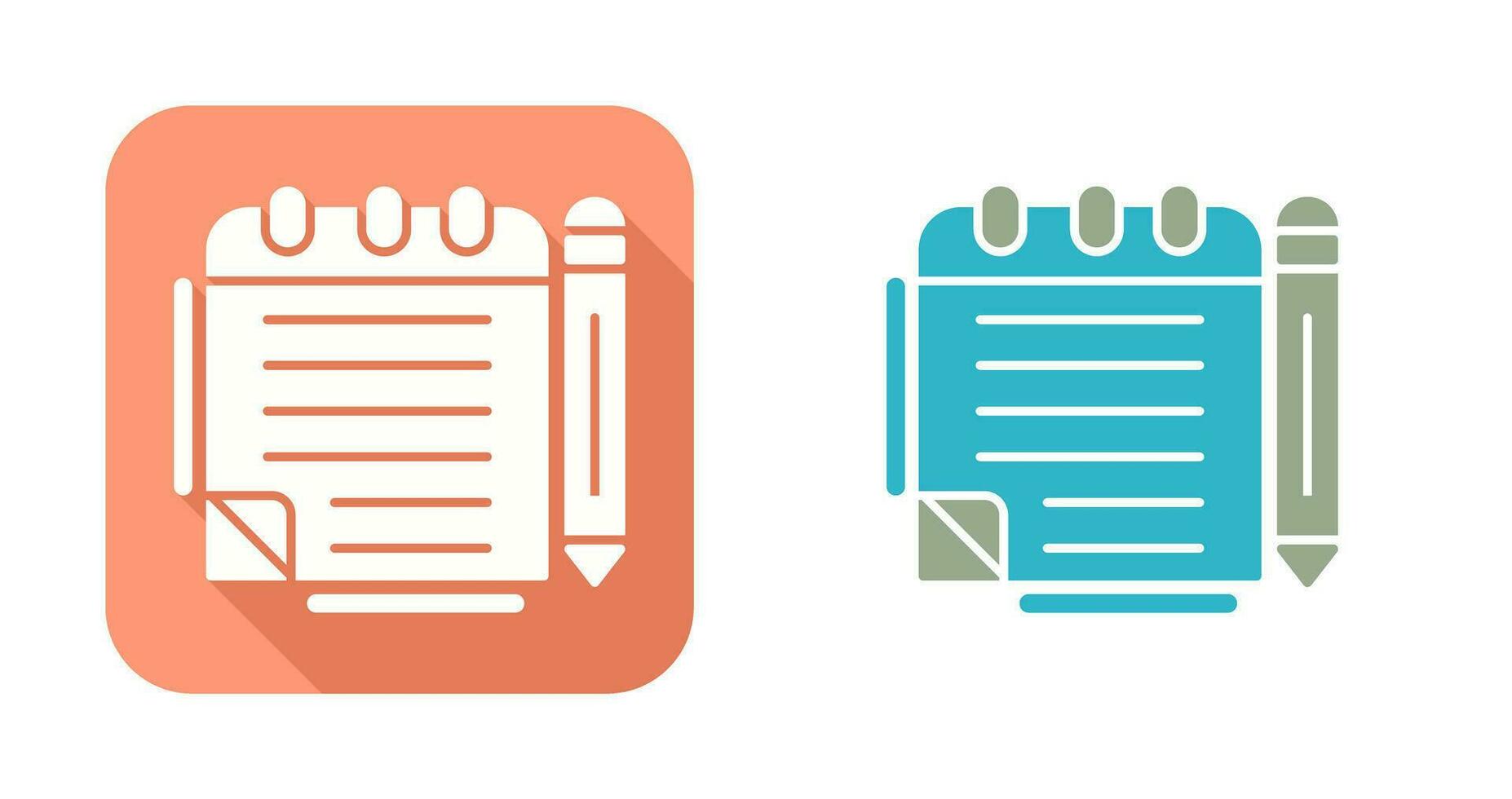 Notepad Vector Icon