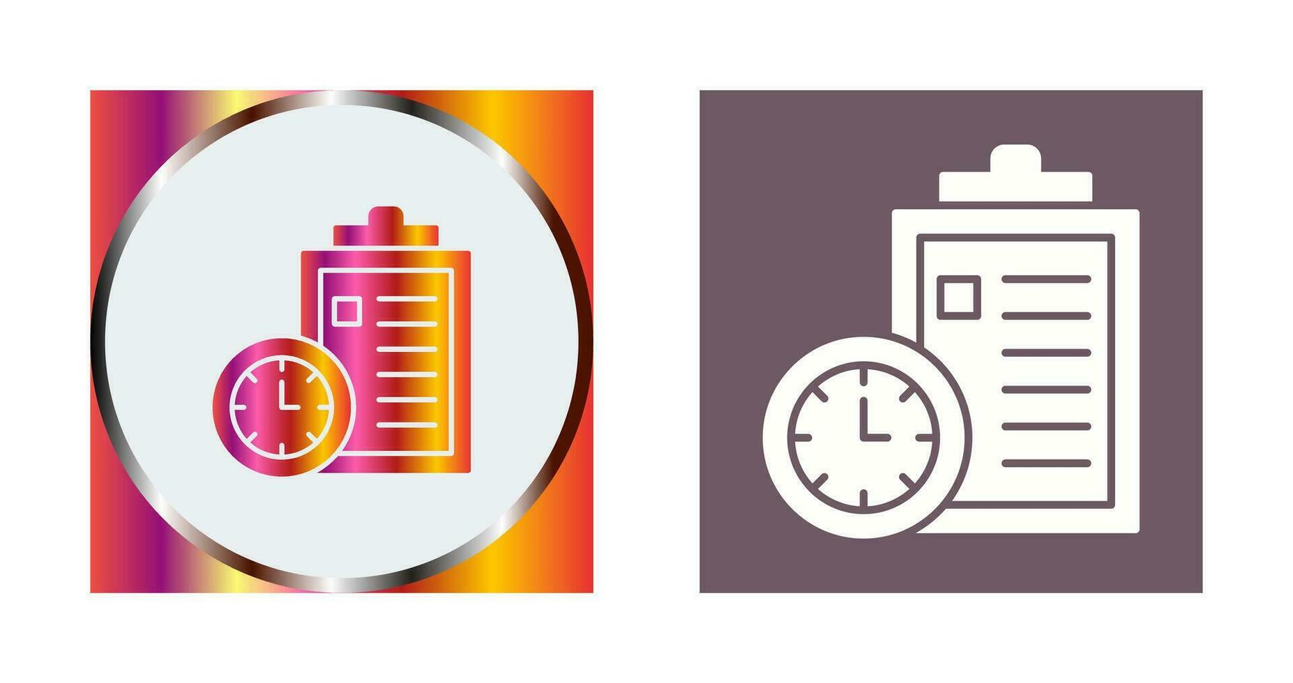Time Management Vector Icon