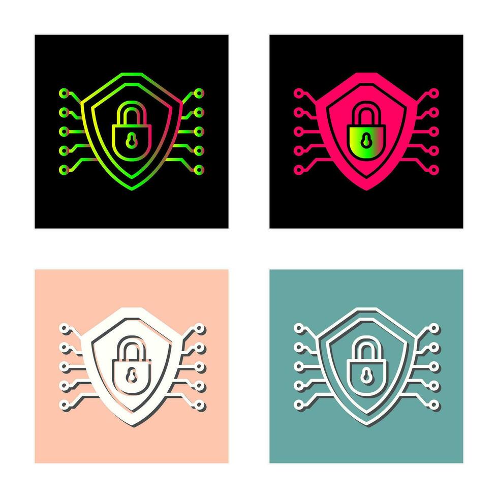 Cyber Security Vector Icon