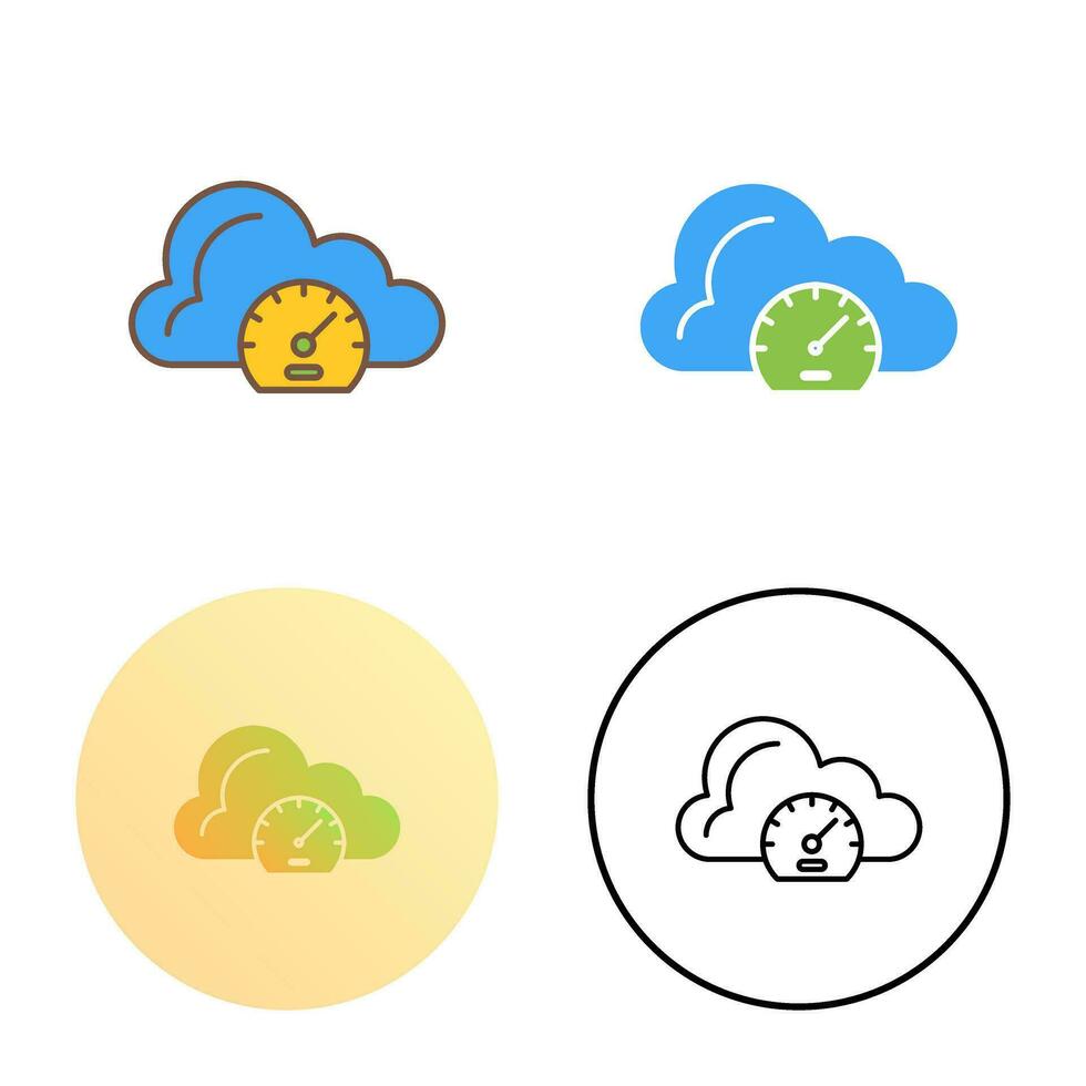 Speed Test Vector Icon