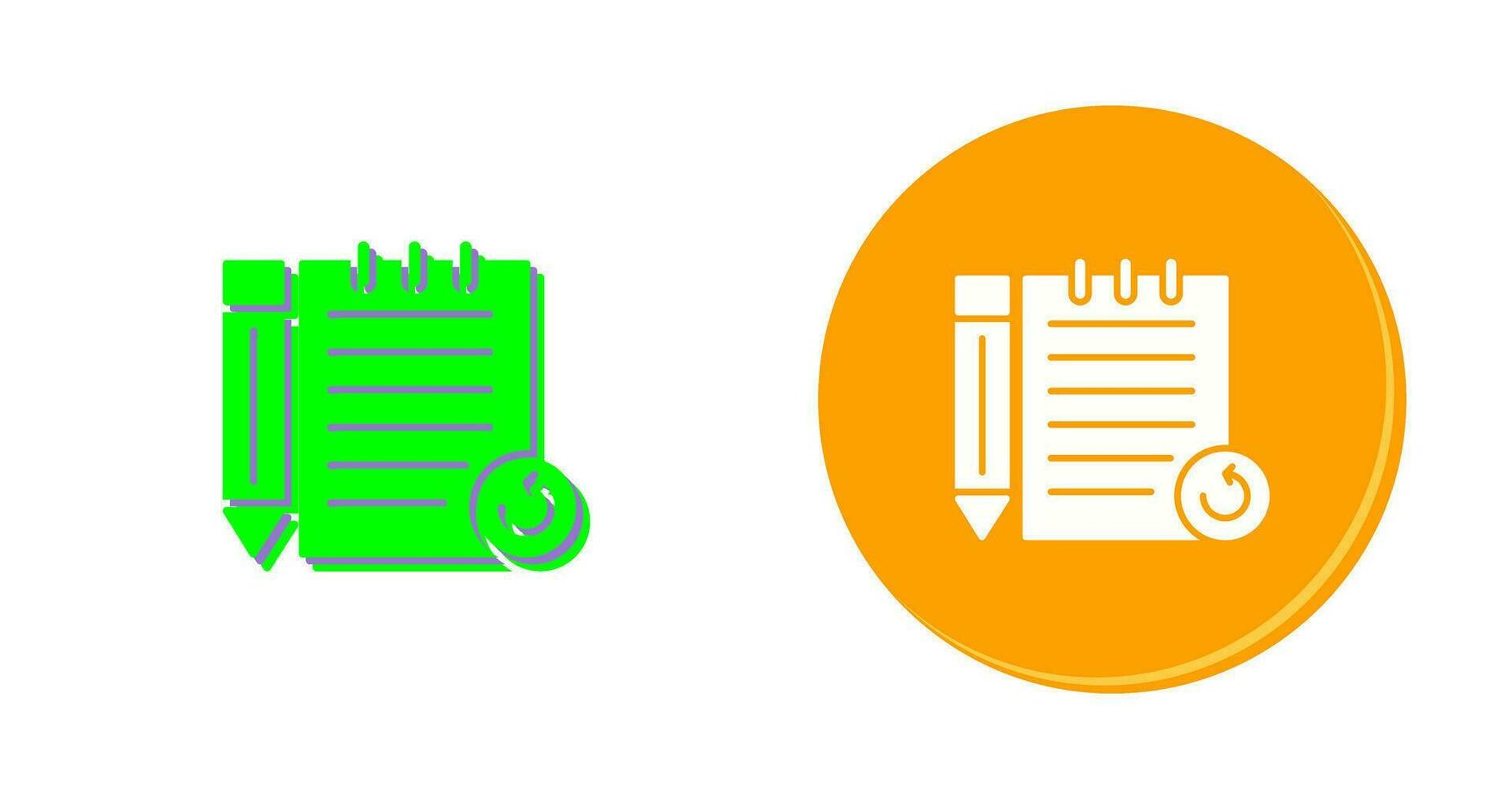 Rechecked Notes Vector Icon