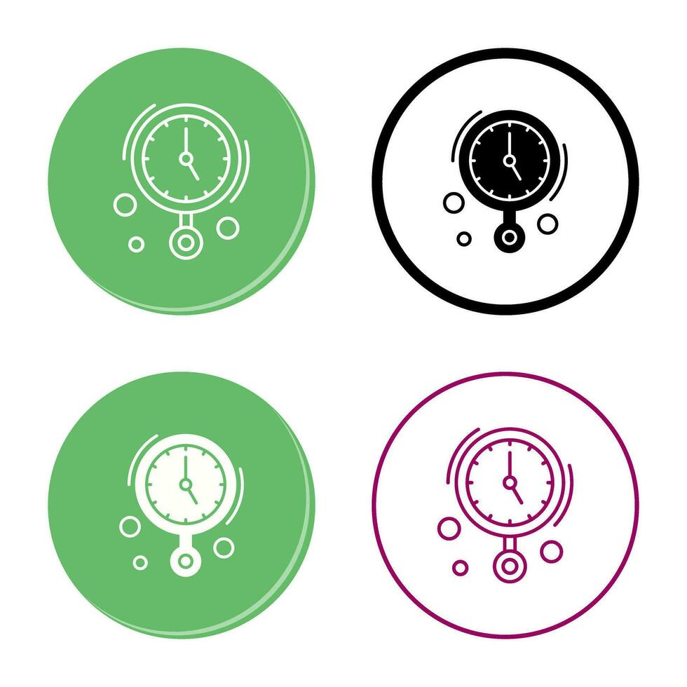 Wall Clock Vector Icon