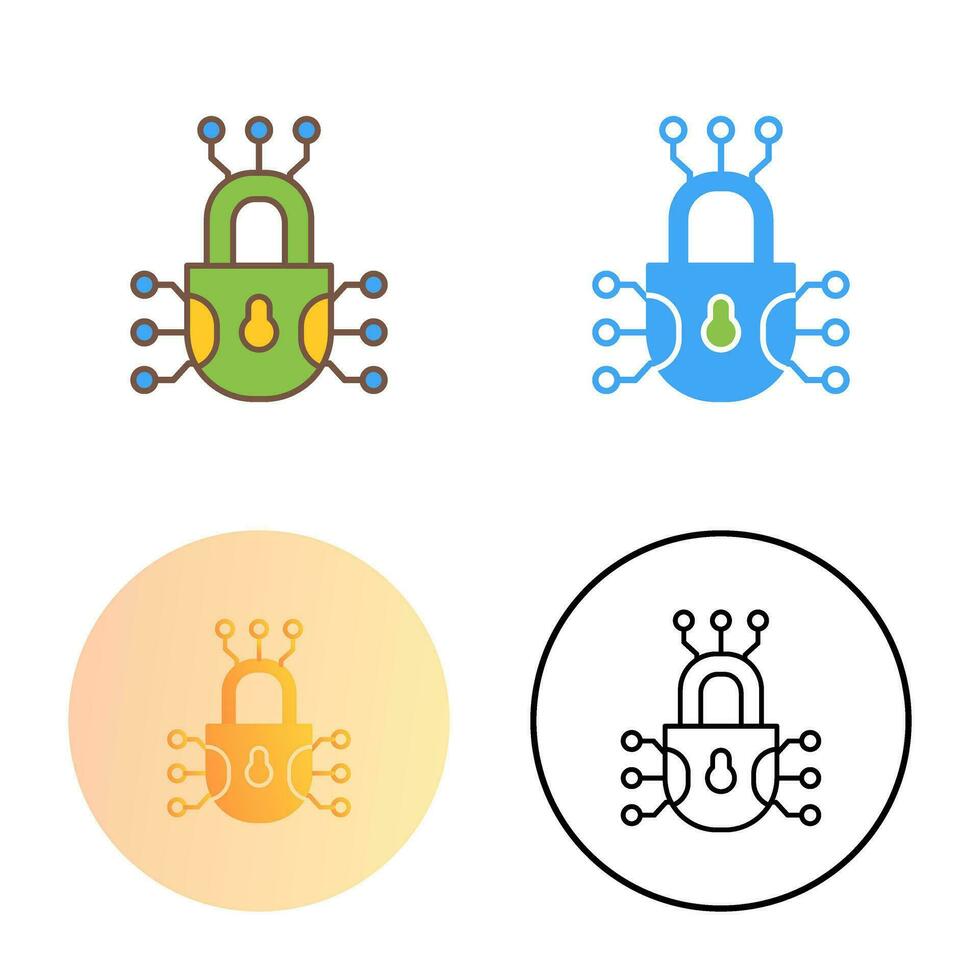 Cyber Defense Vector Icon