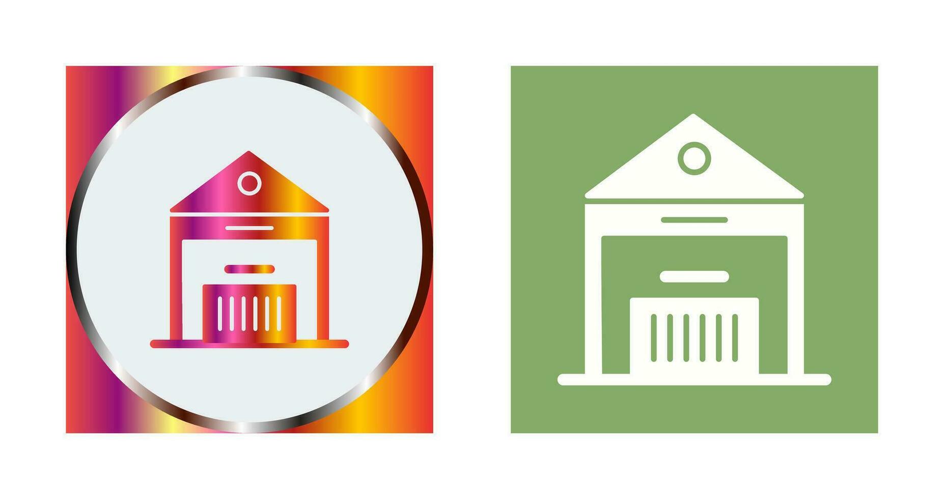 Warehouse Vector Icon