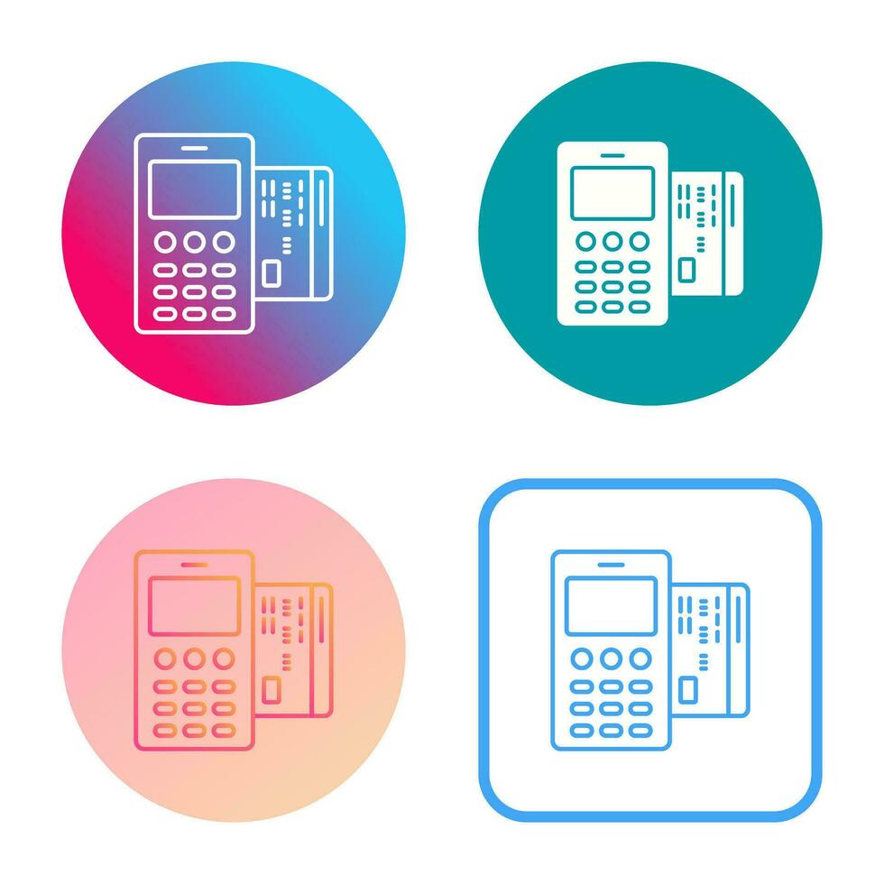 Card Machine Vector Icon