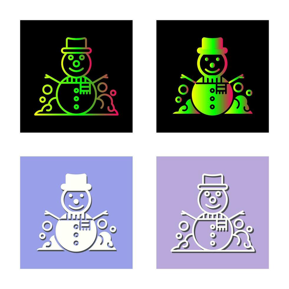 Snowman Vector Icon