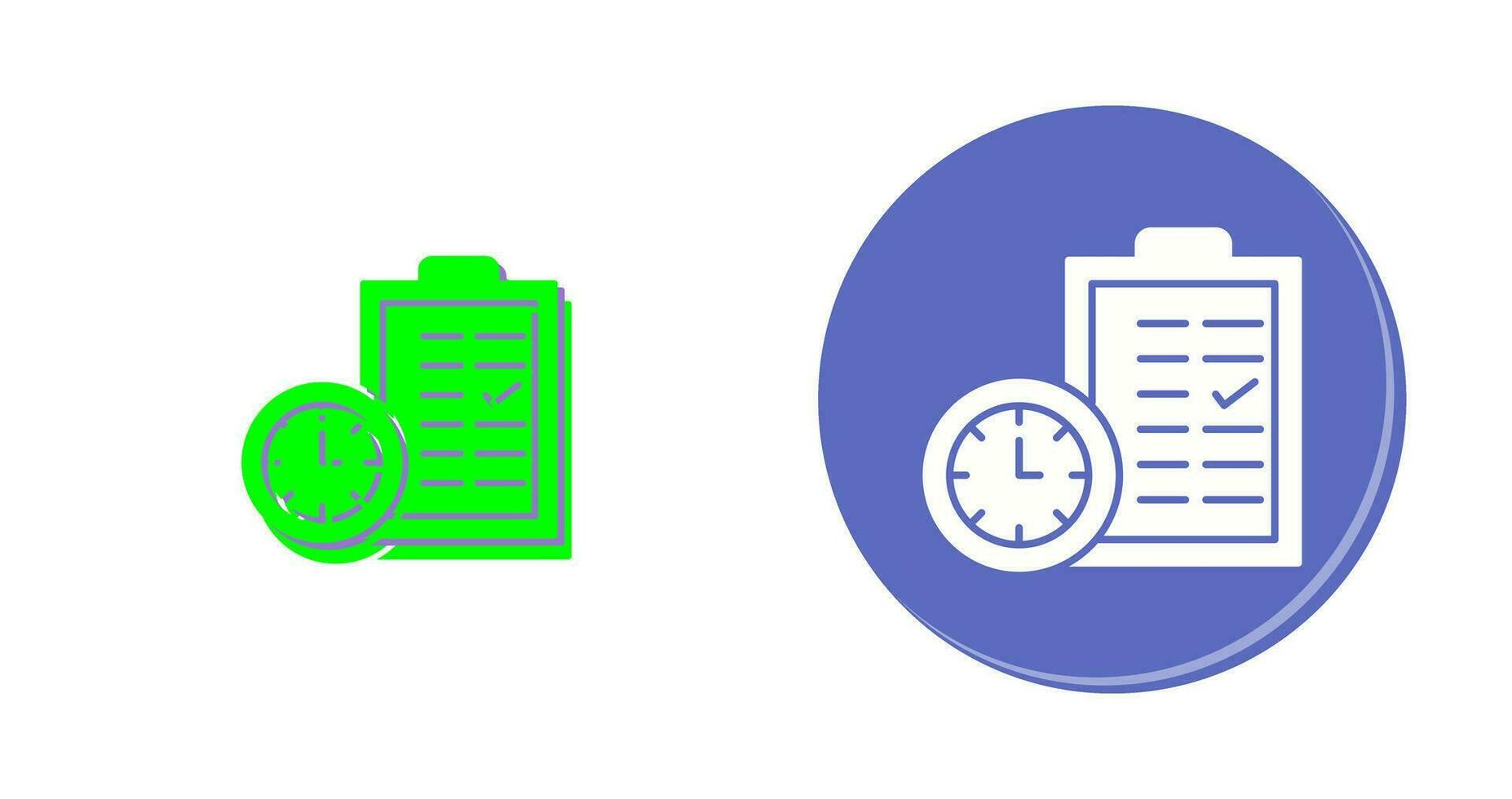 Time Planing Vector Icon