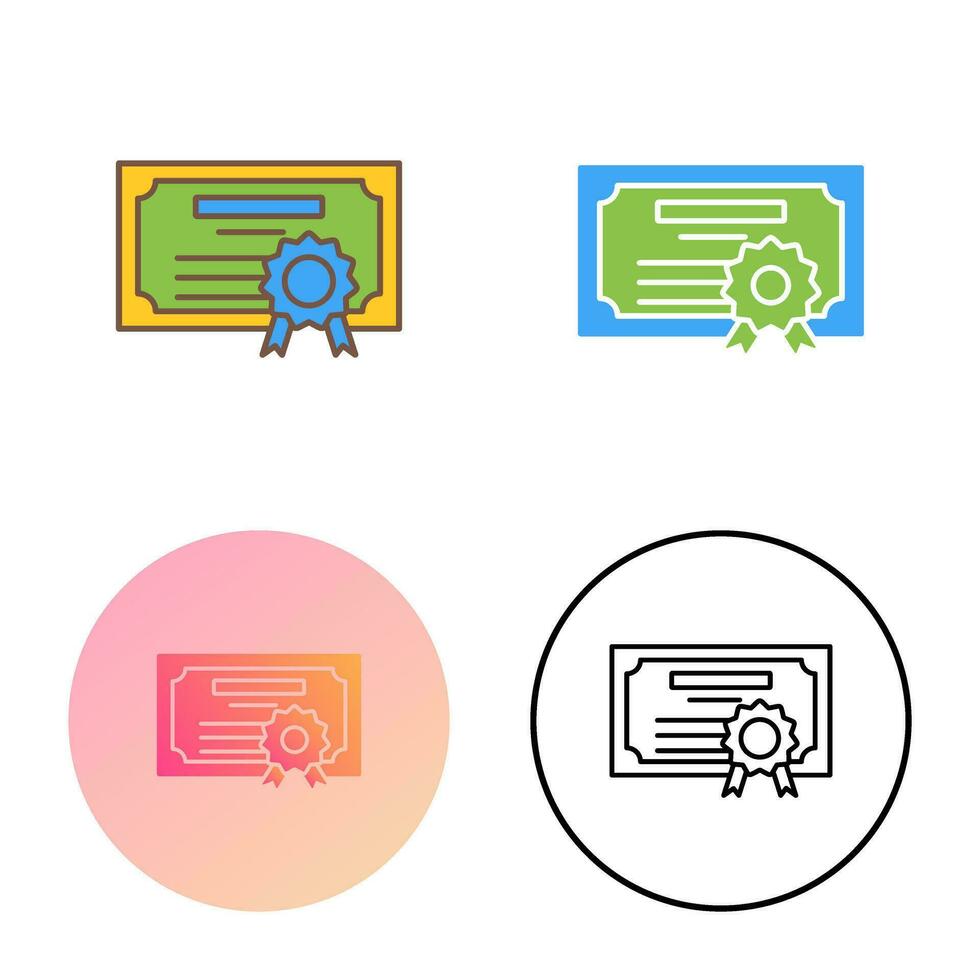 Diploma Vector Icon