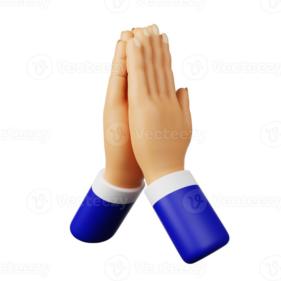 3d icon namaste png