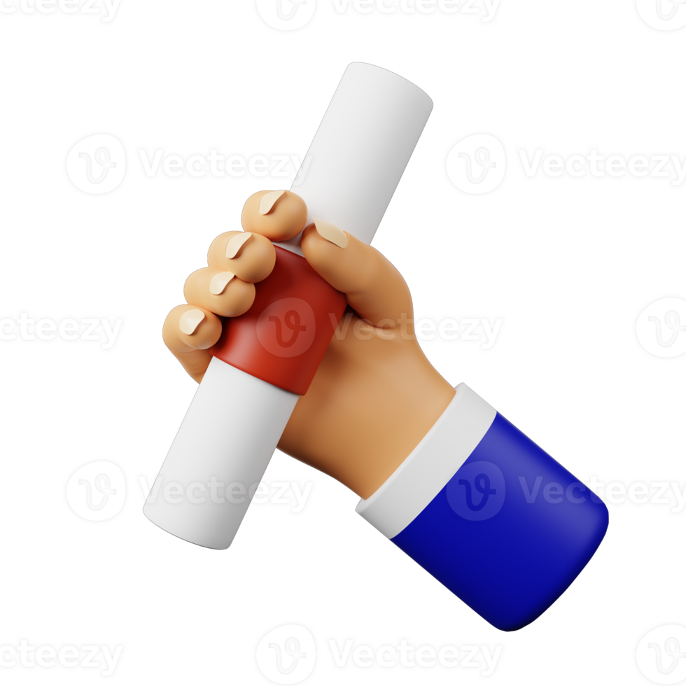 certificate roll 3d icon png