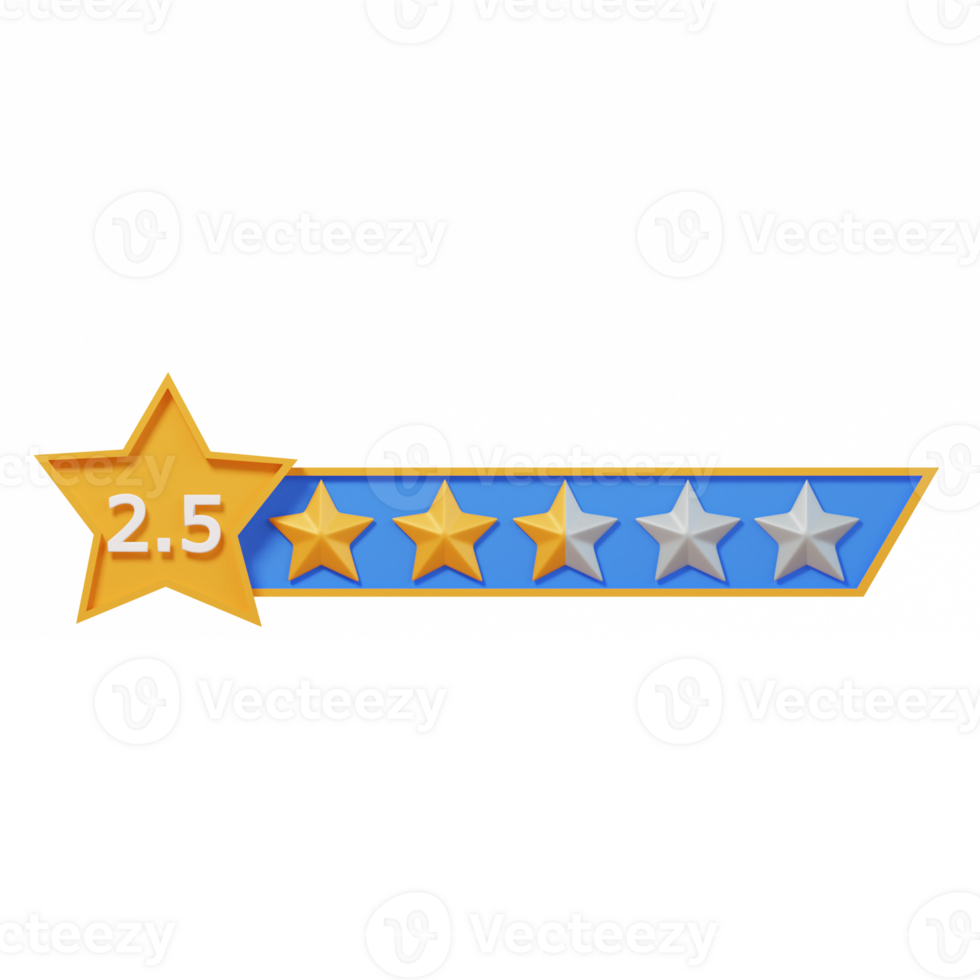 3D Icon Star Rating png