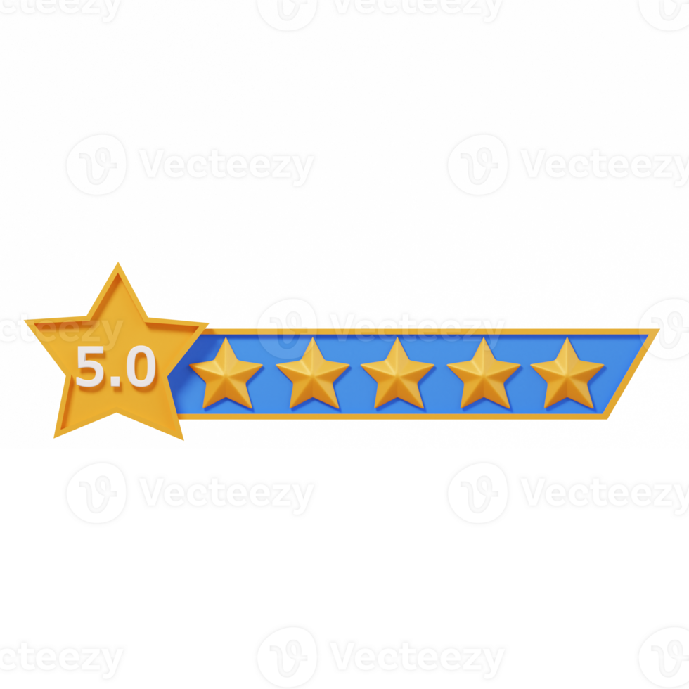 3D Icon Star Rating png